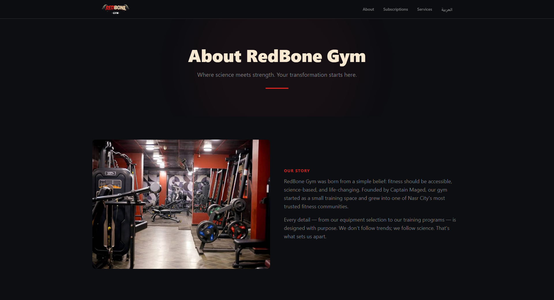 RedBone Gym showcase 2